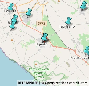 Mappa Via Urso, 73059 Ugento LE, Italia (6.12929)