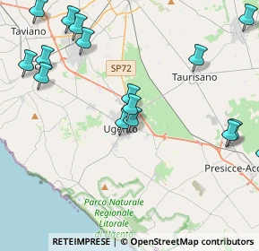 Mappa Via Urso, 73059 Ugento LE, Italia (5.5575)