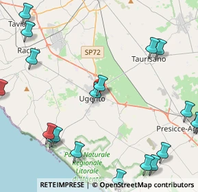 Mappa Via Urso, 73059 Ugento LE, Italia (6.742)