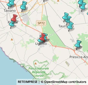 Mappa Via Urso, 73059 Ugento LE, Italia (6.662)