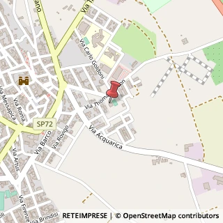 Mappa Via Thomas Edison, 34, 73059 Ugento, Lecce (Puglia)