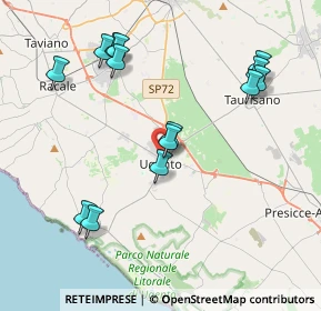 Mappa Via S. Tommaso D'Aquino, 73059 Ugento LE, Italia (4.61214)