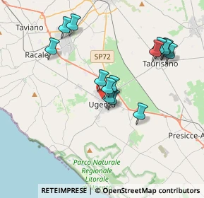 Mappa Via L. Pugliese, 73059 Ugento LE, Italia (3.78143)