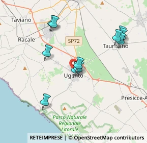 Mappa Via L. Pugliese, 73059 Ugento LE, Italia (4.10727)