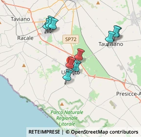 Mappa Via S. Tommaso D'Aquino, 73059 Ugento LE, Italia (3.81909)