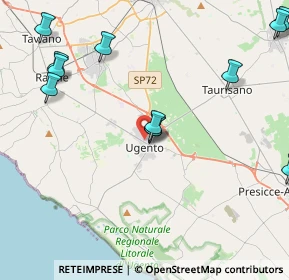 Mappa Via L. Pugliese, 73059 Ugento LE, Italia (5.82077)