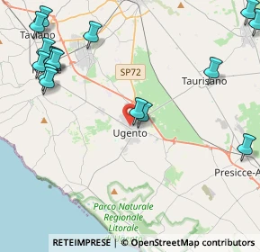 Mappa Via S. Tommaso D'Aquino, 73059 Ugento LE, Italia (6.29875)