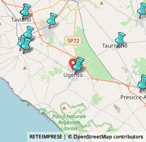 Mappa Via L. Pugliese, 73059 Ugento LE, Italia (6.49467)
