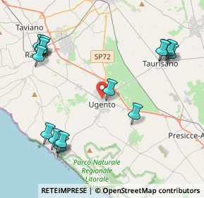 Mappa Via L. Pugliese, 73059 Ugento LE, Italia (5.52688)