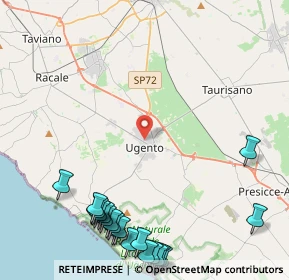 Mappa Via S. Tommaso D'Aquino, 73059 Ugento LE, Italia (6.773)