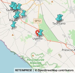 Mappa Via S. Tommaso D'Aquino, 73059 Ugento LE, Italia (6.40846)