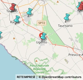 Mappa Via L. Pugliese, 73059 Ugento LE, Italia (7.37909)