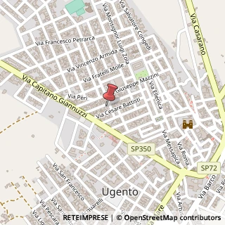 Mappa Via L. Pugliese, 21, 73059 Ugento, Lecce (Puglia)