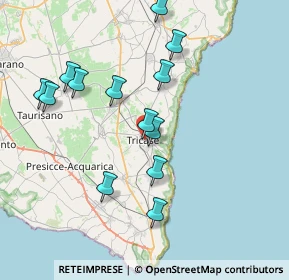 Mappa Via Piave, 73039 Tricase LE, Italia (8.21308)