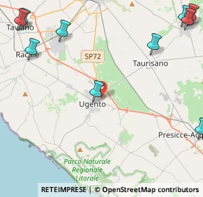 Mappa Via Massimo D'Azeglio, 73059 Ugento LE, Italia (7.39364)
