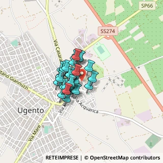 Mappa Via Carlo Goldoni, 73059 Ugento LE, Italia (0.26207)