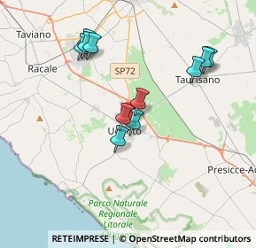 Mappa Via Massimo Colosso, 73059 Ugento LE, Italia (3.81)