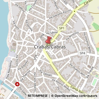 Mappa Via Giuseppe Garibaldi, 16, 09072 Cabras, Oristano (Sardegna)