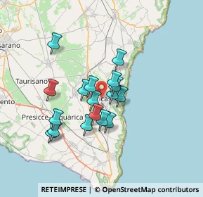 Mappa Via Dante Alighieri, 73039 Tricase LE, Italia (5.77765)