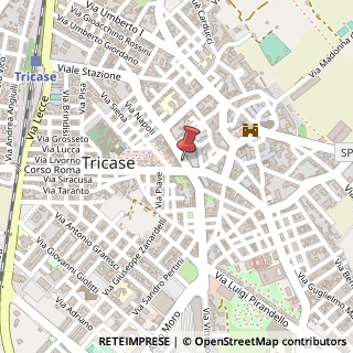 Mappa Via Luigi Cadorna, 35, 73039 Tricase, Lecce (Puglia)