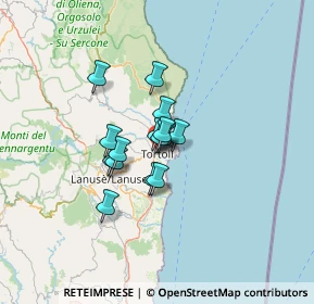 Mappa Via S. Michele, 08048 Tortolì NU, Italia (8.336)