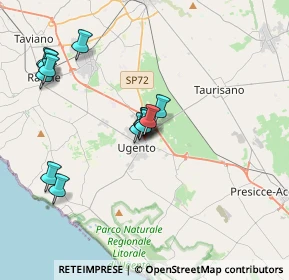 Mappa Via Salentina, 73059 Ugento LE, Italia (3.79769)