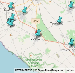 Mappa Via Salentina, 73059 Ugento LE, Italia (6.85176)
