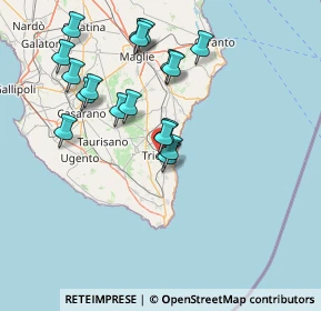 Mappa Corso Roma, 73039 Tricase LE, Italia (15.80556)