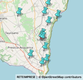 Mappa Corso Roma, 73039 Tricase LE, Italia (7.545)