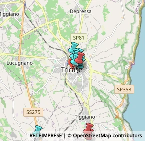 Mappa Piazza Panico Cardinale, 73039 Tricase LE, Italia (1.43818)