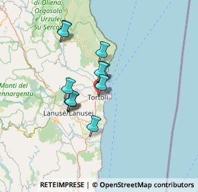 Mappa Via Peschiera, 08048 Tortolì NU, Italia (10.96417)