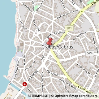 Mappa Via Alberto La Marmora, 4, 09072 Cabras, Oristano (Sardegna)