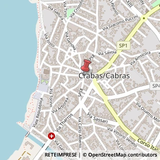Mappa Piazza Vittorio Emanuele III,  5, 09072 Cabras, Oristano (Sardegna)