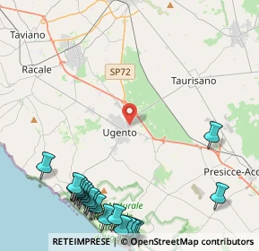 Mappa Via Enrico Fermi, 73059 Ugento LE, Italia (6.9125)
