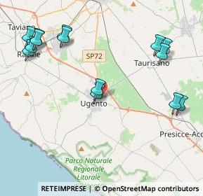 Mappa Via Enrico Fermi, 73059 Ugento LE, Italia (5.50786)