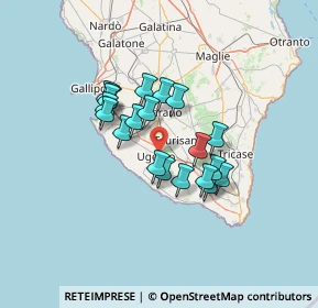 Mappa Via Enrico Fermi, 73059 Ugento LE, Italia (10.886)