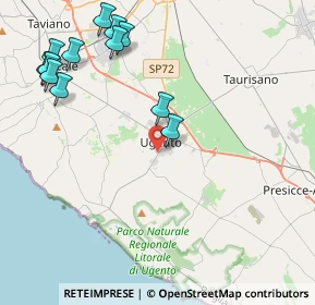 Mappa 73059 Ugento LE, Italia (5.57333)