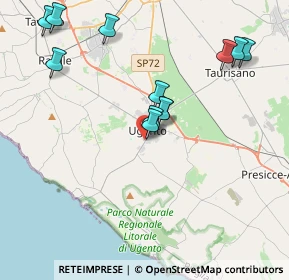 Mappa 73059 Ugento LE, Italia (4.41583)