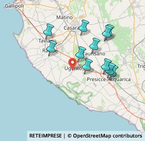 Mappa 73059 Ugento LE, Italia (7.32273)