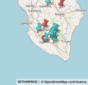 Mappa 73059 Ugento LE, Italia (11.19)