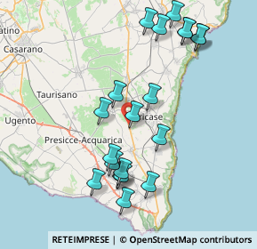 Mappa SS 275, 73031 Alessano LE, Italia (8.833)