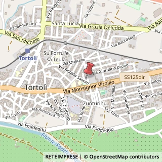 Mappa Via Gramsci, 1, 08048 Tortolì, Nuoro (Sardegna)