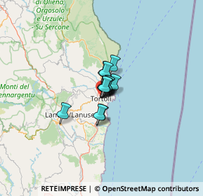 Mappa Via del Mercatino, 08048 Tortolì NU, Italia (4.43615)