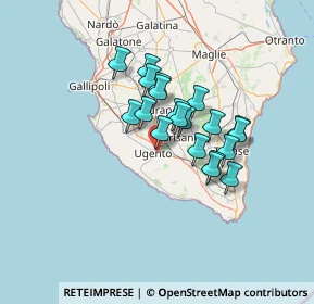 Mappa Via Caporetto, 73059 Ugento LE, Italia (10.6835)