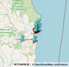 Mappa Via Eleonora D'Arborea, 08048 Tortolì NU, Italia (4.51692)