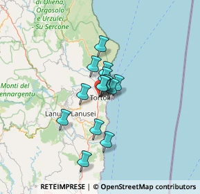 Mappa Via Eleonora D'Arborea, 08048 Tortolì NU, Italia (8.75071)