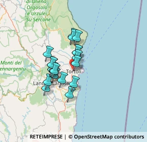 Mappa Via Eleonora D'Arborea, 08048 Tortolì NU, Italia (10.366)