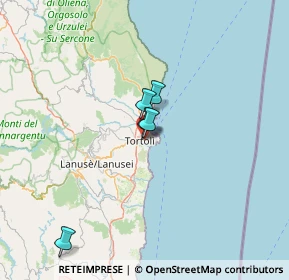 Mappa Via Sulcis, 08048 Tortolì NU, Italia (35.3625)
