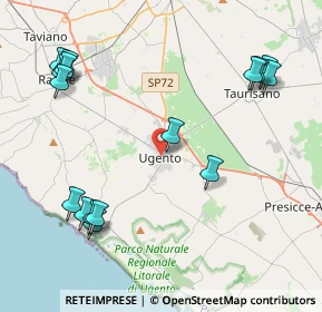 Mappa Via Santa Caterina da Siena, 73059 Ugento LE, Italia (5.54875)