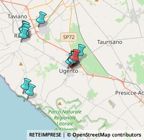 Mappa Via Ripamonti, 73059 Ugento LE, Italia (3.86615)